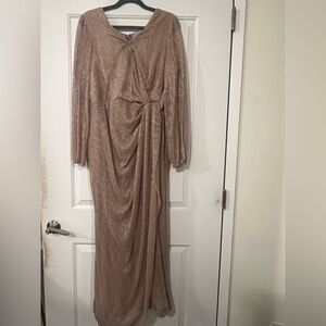 Elegant Tan Women's Dress